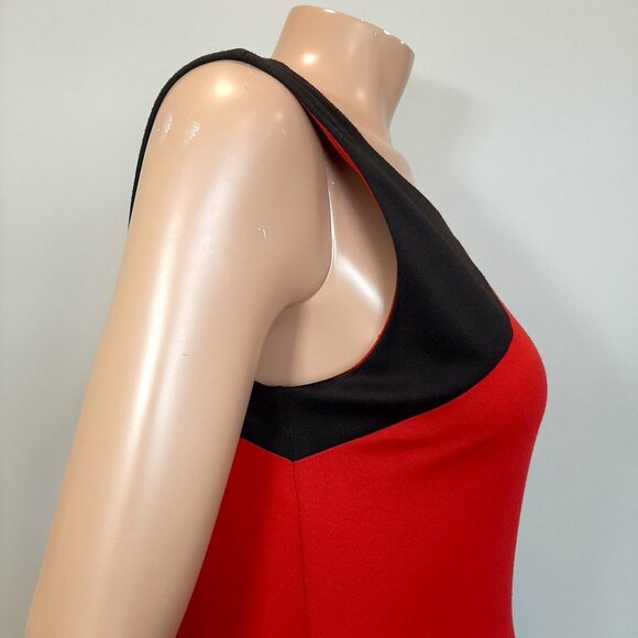 JESSICA SIMPSON Fit & Flare Color Block Cut Out Dress - Picture 7 of 12